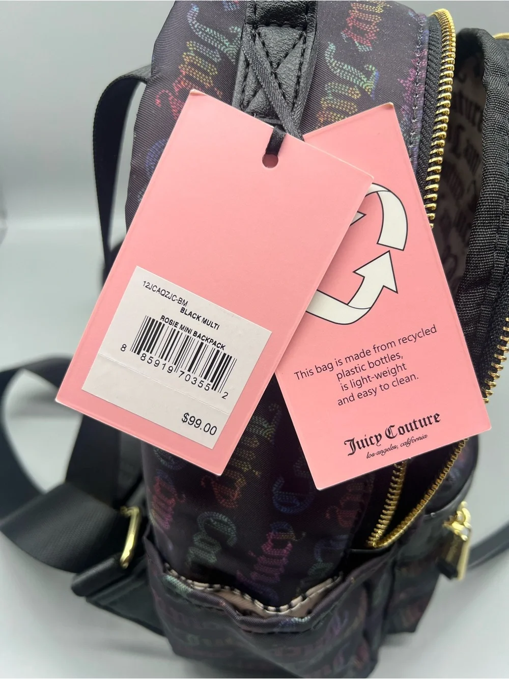 Juicy couture backpack purse